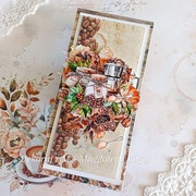 Kartka, ręcznie robiona, urodziny, emerytura