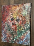 Obraz „Początek” 30x25cm, akryl na płótnie