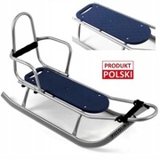 Sanki Dziecięce Polska produkcja z oparciem , pasami i sznurem
