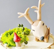 Figurka z masy cukrowej. Jelen/sarna