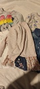 Bluzy sukienka 86  5szt