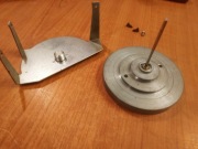 UNITRA ZRK magnetofon ALTUS D 60 HGS D60 8011 8041 koło zamachowe wspornik