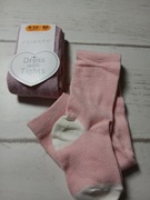 Rajstopy dziecięce dziewczęce róż lilia Primark r.9-12m