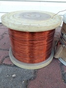 Drut nawojowy miedziany. 0,63 mm2; 