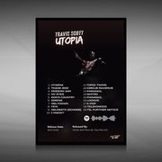 Travis Scott - Utopia | Plakat w ramce 30x40cm