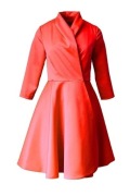 Sukienka MARILYN White house (roz. S) zapinana w t