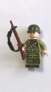 5 Figurek żołnierzy amerykańskich z broniami WW2 kompatybilne z Lego, Cobi