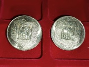 2 szt. srebrnych monet. 200 zł. XXX Lat PRL  rok 1974. 