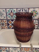 Duży kosz wiklinowy 