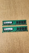 Pamięć RAM DDR2 800Mhz 1GB Para KVR800D2N6/1G 