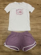 Strój sportowy na WF dla dziewczynki (komplet)