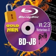 Płyta Blu-ray PS5 Playstation Jailbreak v1.23 Viktorious-X etaHEN 2.5b
