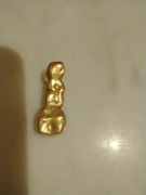 Zabytek Stare złote korony dentystyczne  do napraw jubilerskich p. 750 