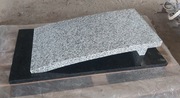 Nagrobek   100x50cm.  Granit  czarny I szary 