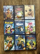 9 x płyt DVD in English Bajki po angielsku Disney Pixar idealne do nauki