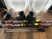 Komplet narty Fisher Race, buty Salomon, kask Uvex