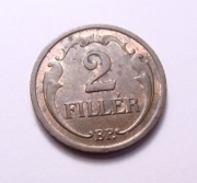 Węgry 2 filler 1938 PIĘKNA! RZADKA w tym STANIE!
