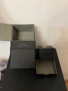 Twin Flip'n'Tray Xenoskin 200+ BLACK MTG POKEMON