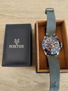 Zegarek Foxter Sixties GMT diver 39mm niebieski