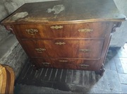 Stara komoda drewniana– antyk z blatem do renowacji