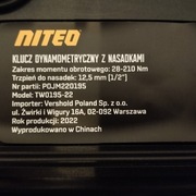 Klucz dynamometryczny NITEO