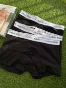 Bokserki męskie czarne Calvin Klein nowe 3 pary rozmiar L