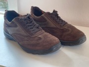 Buty skórzane męskie brązowe ECCO Strike Tie Oxford, rozmiar 41, stan ideał