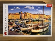 Puzzle Trefl 1500 elementów - Stary Port w Saint Tropez