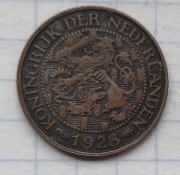 #1307 Holandia 1 cent 1928