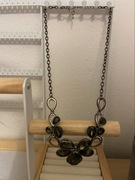 NASZYJNIK - ciemny niebieski granat dł. 28 cm