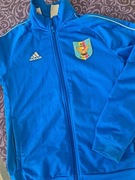 Sportowa bluza dresowa niebieska Adidas ks sokół Serock