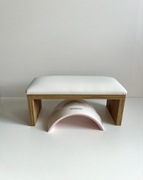 Podpórka poduszka pod dłoń do manicure | ekoskóra | miejsce na lampę UV