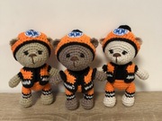 Miś, ratownik medyczny, brelok, breloczek, zawieszka, rękodzieło