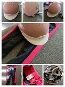 Fouganza Kask Jeździecki spodnie jeździeckie 