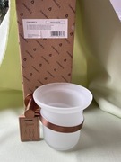 Omnires niekompletny zestaw do szczotki toaletowej miedź szczotkowana. 