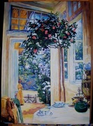 Kopia obrazu Józefa Mehoffera "Majowe słońce" 