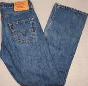Wr) Levi's 501 Oryginalne spodnie jeansowe Roz.34/34