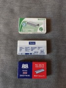 Zszywki ocynkowane 24/6 srebrne 1000 szt. Lyreco, Leitz, KW 369