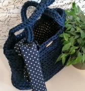 Torebka ze sznurka bawełnianego 5mm, różne kolory