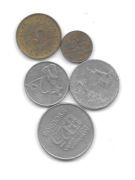 Monety z różnych stron