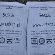 Asfalt Na Zimno "Od Ręki" Workach 25Kg Bitumiczna Mieszanka Mineralna