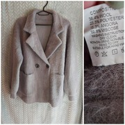 Nowy płaszczyk angora wełna wiskoza xl 2xl 