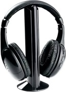 Bezprzewodowe Słuchawki Over Ear FM Radio PC TV z mikrofonem