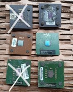 6x Procesor komputerowy AMD Duron, Athlon INTEL Pentium III retro