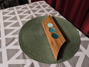 Świecznik podgrzewacz drewniany (nowy wzór)