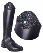 Ozdobniki do oficerek QHP Romy w kolorze Glitz Navy 38/40