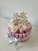 Box komunijny, bukiet jadalny, prezent na komunie dla dziewczynki i chłopca