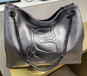 KARL LAGERFELD metaliczny shopper skóra 299 euro