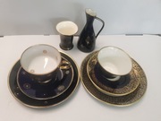 ECHT KOBALT ZESTAW FILIŻANKA WAZONIK 4SZTUKI