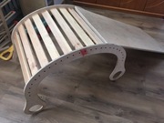 Bujak XL drewniany ze zjeżdżalnią montessori